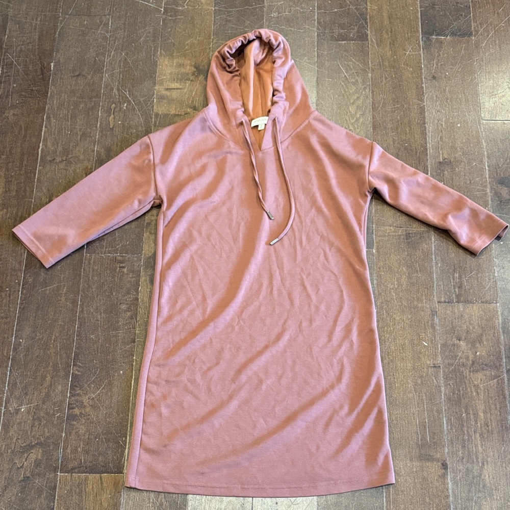 Cynthia Rowley Mauve Hooded Dress Size Small